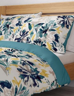 Cotton Rich Narrow Striped Bedding Set