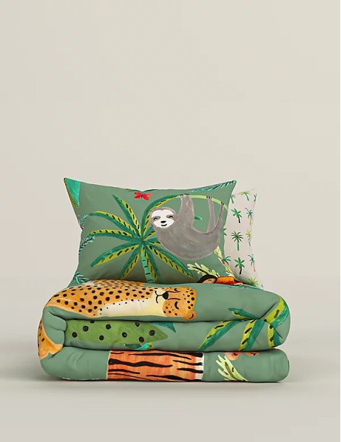 Jungle Pure Cotton Bedding Set