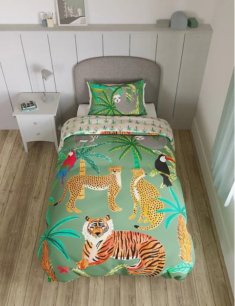 Jungle Pure Cotton Bedding Set