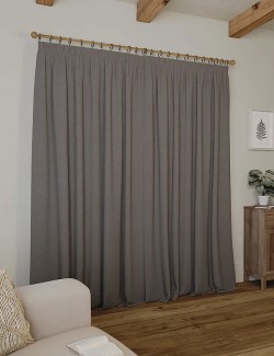 Velvet Pencil Pleat Temperature Smart Curtains