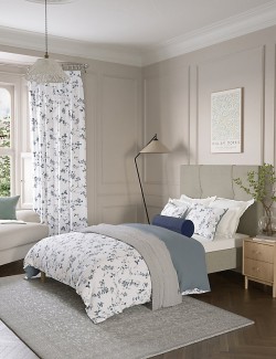 Pure Cotton Sateen Trailing Cherry Blossom Bedding Set