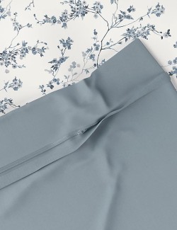 Pure Cotton Sateen Trailing Cherry Blossom Bedding Set