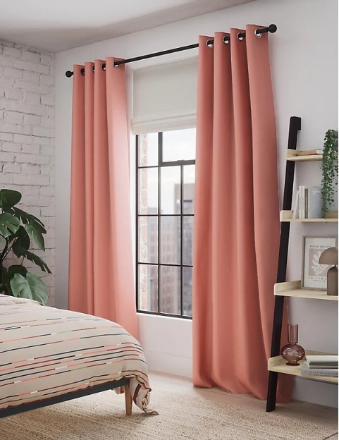 Pure Cotton Eyelet Curtains