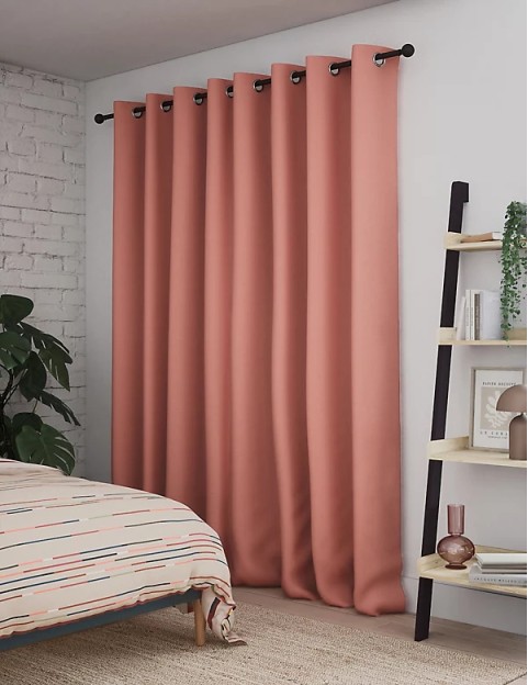 Pure Cotton Eyelet Curtains