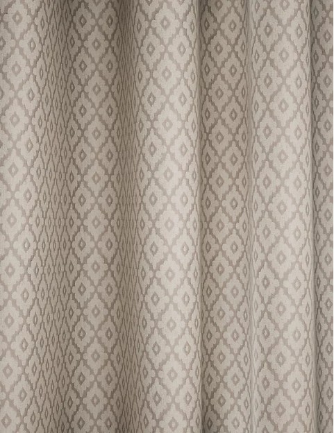 Diamond Geometric Eyelet Curtains