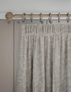 Pure Cotton Floral Eyelet Curtains