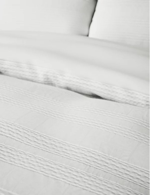 Pure Cotton Waffle Matelassé Bedding Set